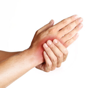 Te duele la mano o tenes alguna lesion?