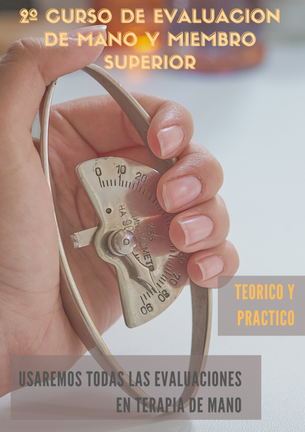 2º Curso online de evaluación de mano y miembro superior